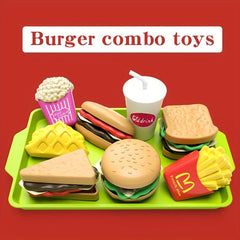 Mini Theater Burger & Fries Kitchen Toy Set