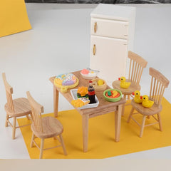 Mini Resin Doll Food Set for Doll House Pretend Play Kitchen Toys