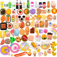 Mini Resin Doll Food Set for Doll House Pretend Play Kitchen Toys