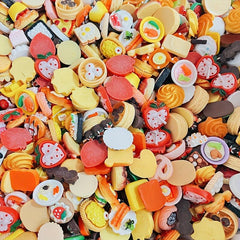 Miniature Kitchen Play Food and Drink Toys Set