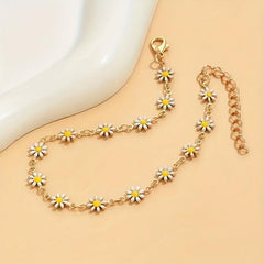 14K Plated Copper Anklet for Everyday Wear & Summer Parties