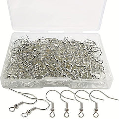 120pcs 925 Sterling Silver Earring Hooks Hypoallergenic Ear Wires Nickel