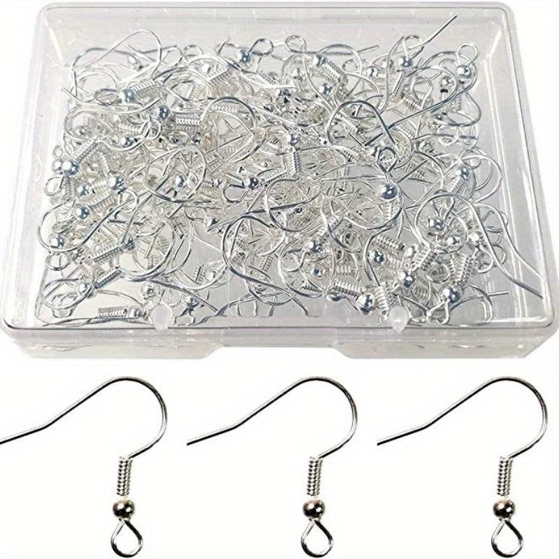 120pcs 925 Sterling Silver Earring Hooks Hypoallergenic Ear Wires Nickel