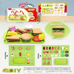 Hamburger Play House French Fries Cola Kitchen Set