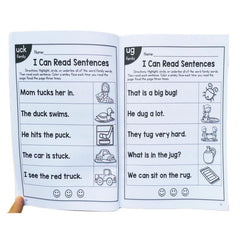 English Phonics Sentence Practice Book for Kids - Educational Toy