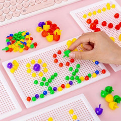 Children's Mushroom Spikes Puzzle Toys Baby Intelligence Development