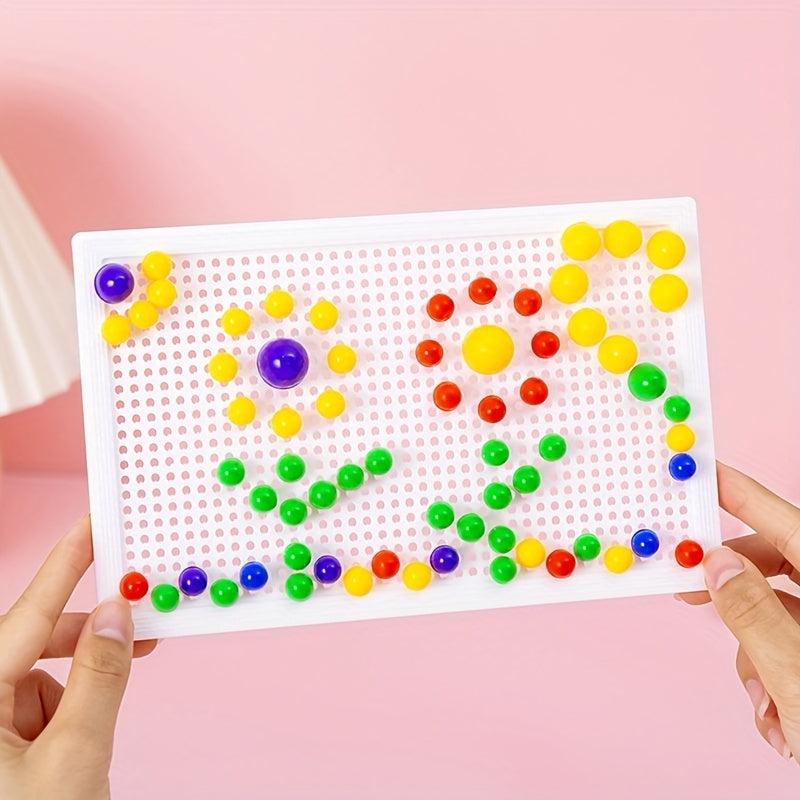 Children's Mushroom Spikes Puzzle Toys Baby Intelligence Development