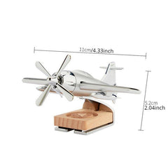 Solar Energy Airplane Car Perfume Decoration