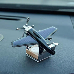 Solar Energy Airplane Car Perfume Decoration