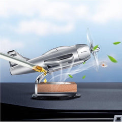 Solar Energy Airplane Car Perfume Decoration