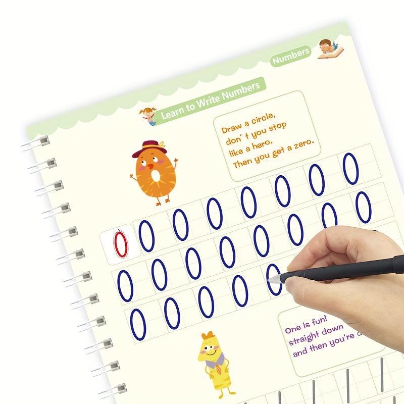 5Pcs Students Practice Word Book Pen Control Training Copybook
