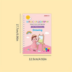5Pcs Students Practice Word Book Pen Control Training Copybook