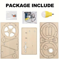 Hand Cranked Generator Student Power Experiment Science DIY Material