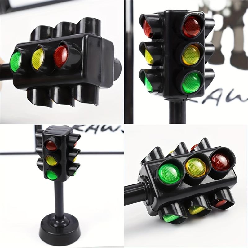 Kids Traffic Light Toy Mini Signal Lamp Model Kindergarten Educational Toy