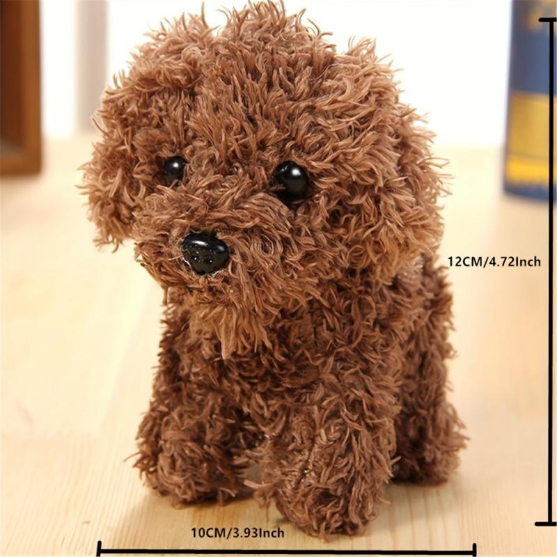 Fluffy Dog Toy Plush Dog Key Chain Pendant Toy Key Pendant
