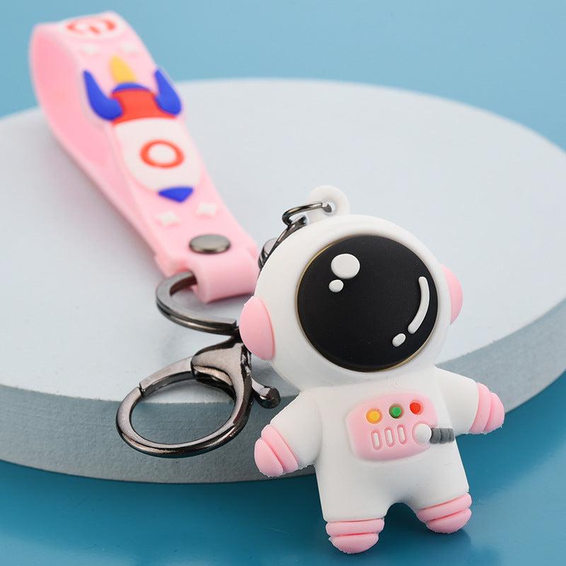 Cartoon Astronaut Key Ring Spaceman Car Key Chain Backpack Pendant Gift
