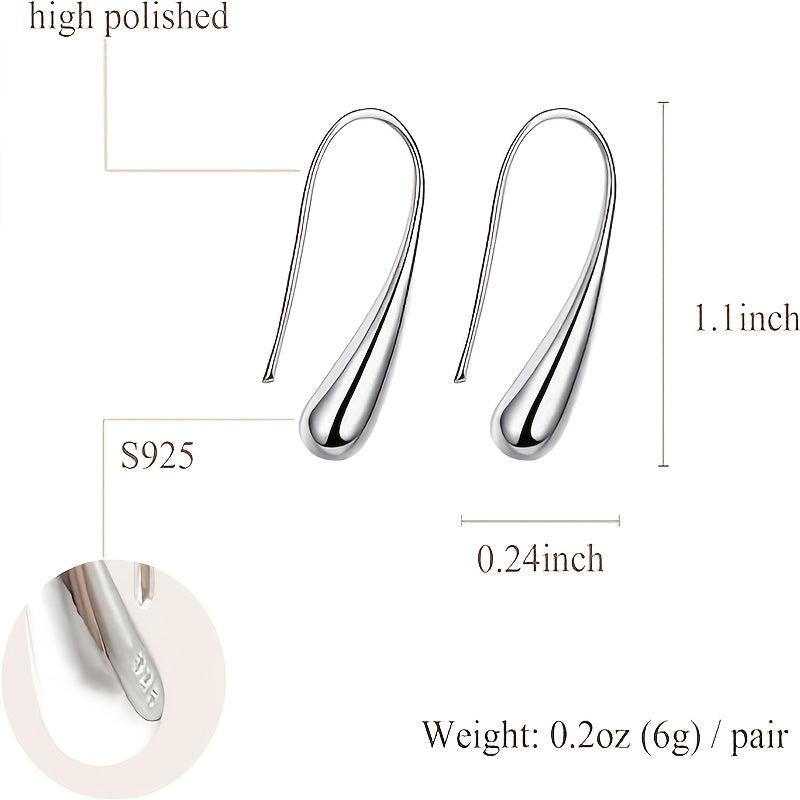 925 Silver Water Drop Earrings for Any Occasion