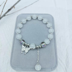 Butterfly Cat Eye Stone Moonlight Pendant Bracelet Gift
