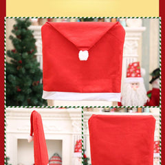 1pc Christmas Chair Set Home Decoration Christmas Table Decoration