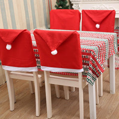 1pc Christmas Chair Set Home Decoration Christmas Table Decoration