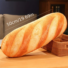 3D Simulated Bread Pillow Plush Toy, Fun Gift For Kids