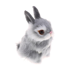 Flocking Rabbit Birthday Gift Doll Little Rabbit Doll Rabbit Gift Plush Toy