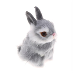 Flocking Rabbit Birthday Gift Doll Little Rabbit Doll Rabbit Gift Plush Toy