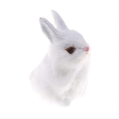 Flocking Rabbit Birthday Gift Doll Little Rabbit Doll Rabbit Gift Plush Toy