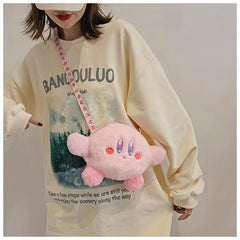 Cartoon Plush Crossbody Bag - Ideal Birthday Gift for Home or Travel