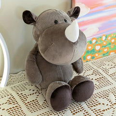 Rhinoceros Stuffed Toy Children Birthday Gift Christmas Doll