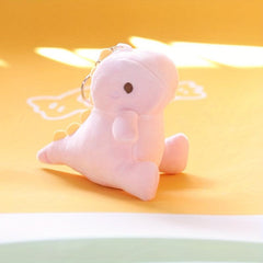 Dino Plush Doll Keychain Backpack Pendant Gift Girls
