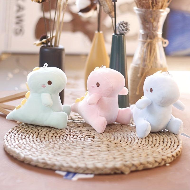 Dino Plush Doll Keychain Backpack Pendant Gift Girls