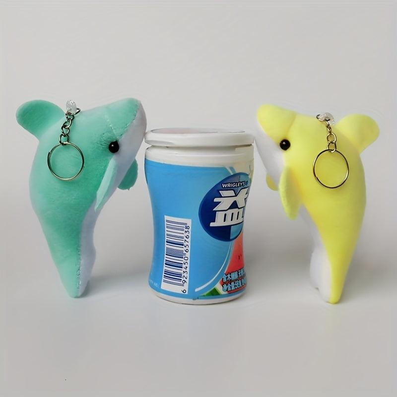 Dolphin Plush Keychain Pendant