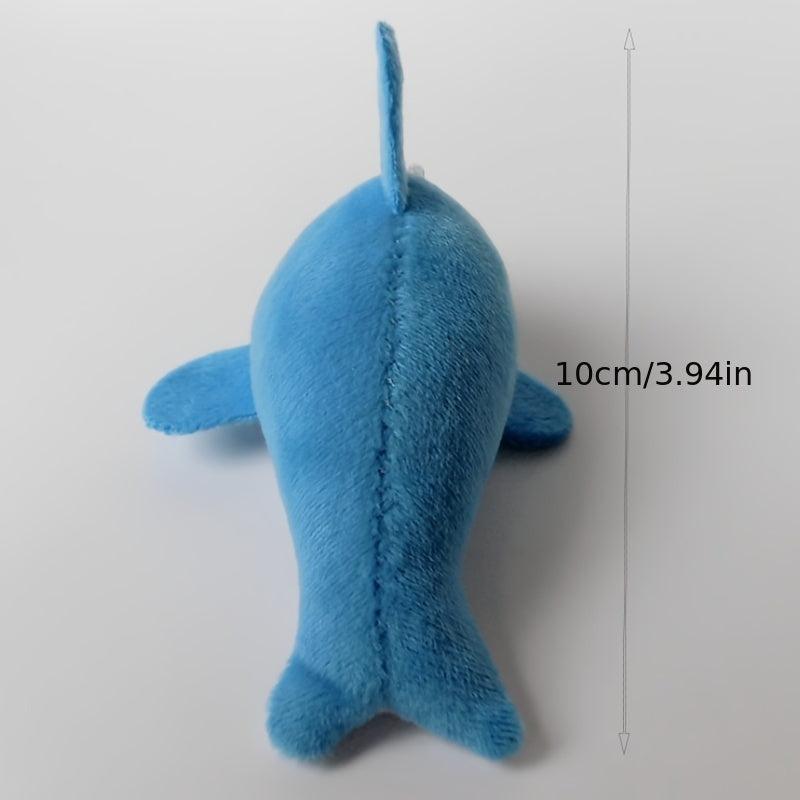 Dolphin Plush Keychain Pendant