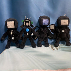 11-inch Snowflake TV Man Plush Stuffed Toy Doll