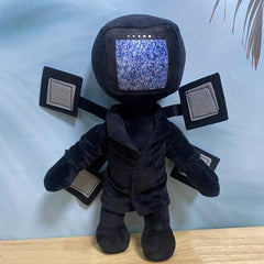 11-inch Snowflake TV Man Plush Stuffed Toy Doll