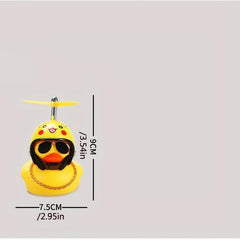 Bicycle Car Wind Duck Pendant Decoration