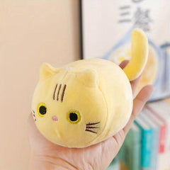 Adorable Pink Cat Plush Toy Pillow for Kids