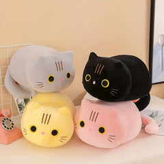 Adorable Pink Cat Plush Toy Pillow for Kids