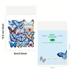 40pcs Bird Insect & Dragonfly Stickers for DIY Projects & Notebook Decor