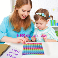 100 Number Table With Numbers P0PP Rainbow Square Wine Cellar Toy