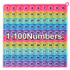 100 Number Table With Numbers P0PP Rainbow Square Wine Cellar Toy