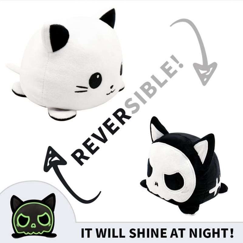Flip Cat Doll Face changing Cat Doll Double sided Reverse Doll