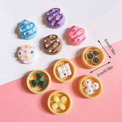 Resin Candy Cakes Dessert Fruit Ornament DIY Craft Supplies