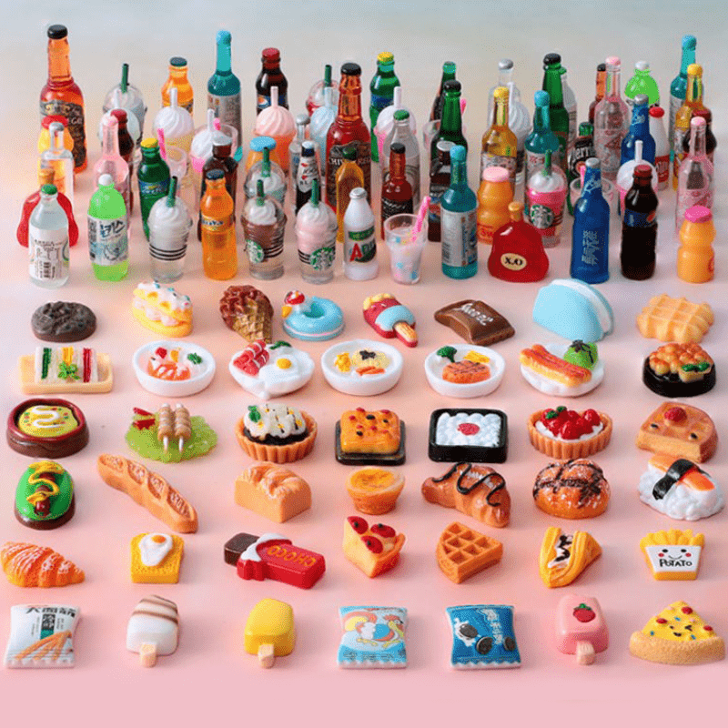 Resin Candy Cakes Dessert Fruit Ornament DIY Craft Supplies