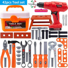 Kids Tool Set with Electronic Toy Drill Pretend Play Kids Toys