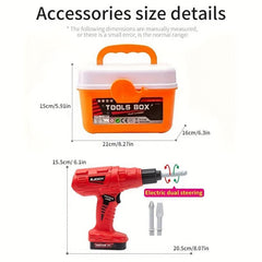 Kids Tool Set with Electronic Toy Drill Pretend Play Kids Toys