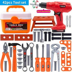 Kids Tool Set with Electronic Toy Drill Pretend Play Kids Toys