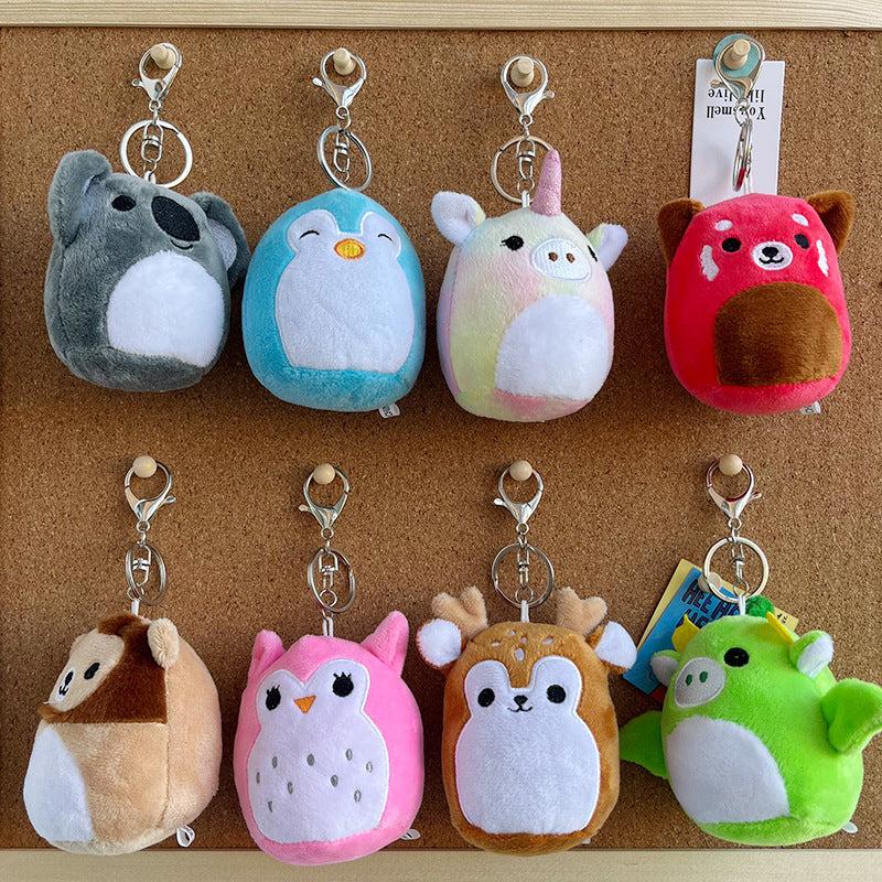 Cute 3.93in Animal Plush Pendants Frog Unicorn & Lion - Perfect Gift
