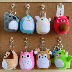 Cute 3.93in Animal Plush Pendants Frog Unicorn & Lion - Perfect Gift